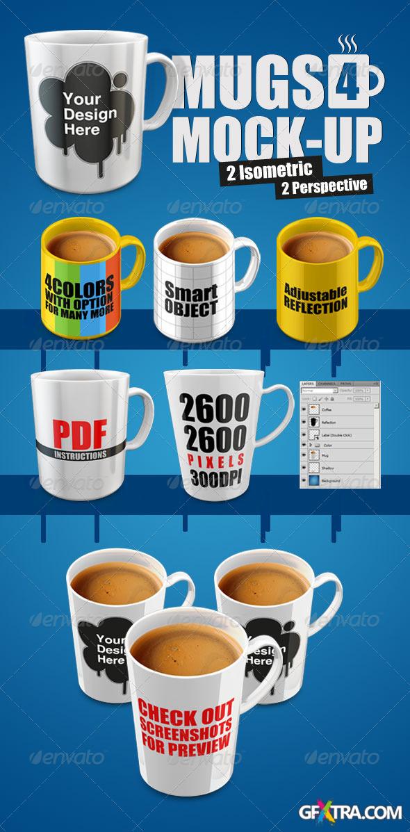 GraphicRiver - Mugs for Mock-Up