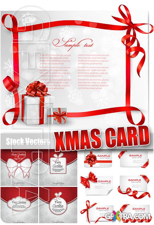 Xmas card - Stock Vectors