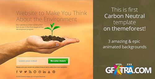 ThemeForest - CarbonNeutral - HTML5 Coming Soon Template