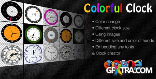 CodeCanyon - Colorful Clock