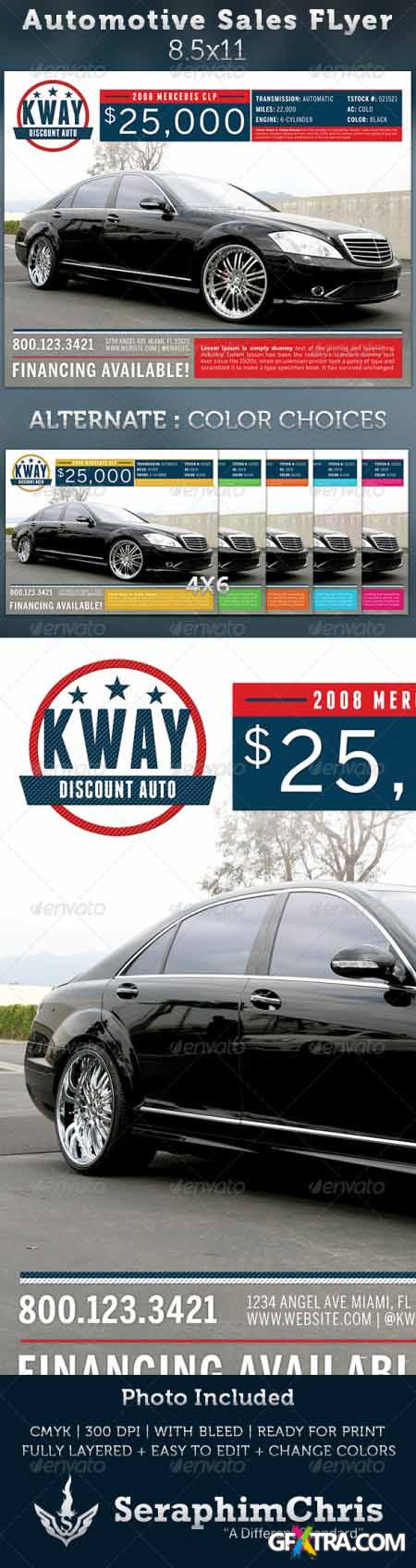 GraphicRiver - Automotive Sales Ad Flyer Template
