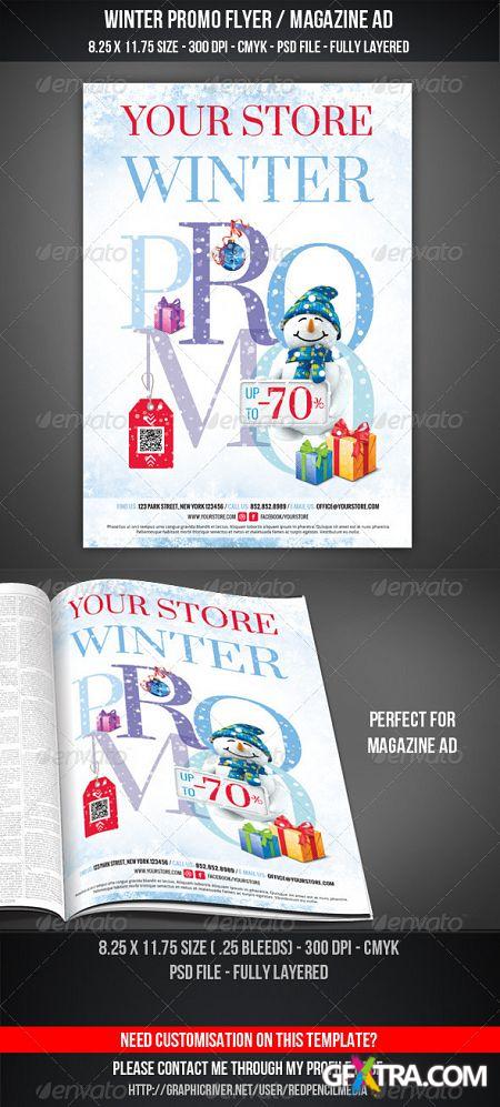 GraphicRiver - Winter Promotional Flyer / Magazine AD
