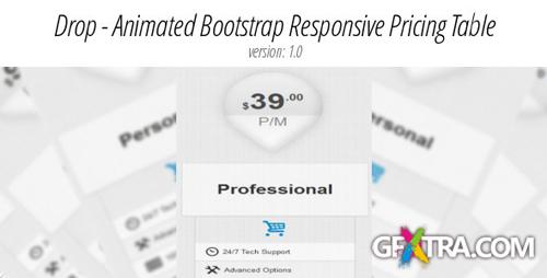 CodeCanyon - Bootstrap & Non-Bootstrap Animated Responsive Pricing Table - Pure Css
