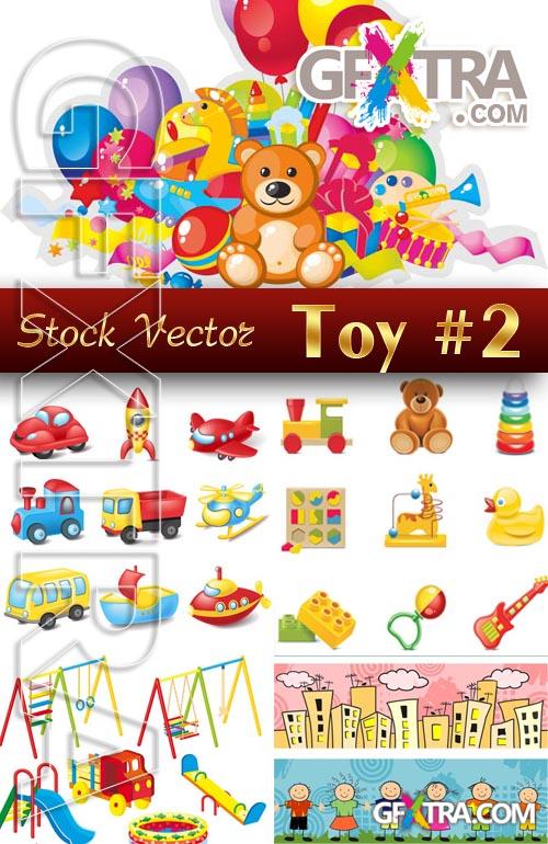 Children Toys #2 - Stock Vector