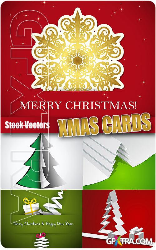 Xmas cards 2 - Stock Vectors