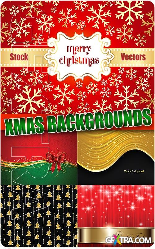 Xmas backgrounds 3 - Stock Vectors