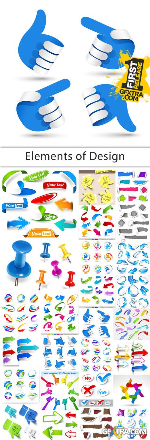 Elements of Design - 26 EPS Vector Collection