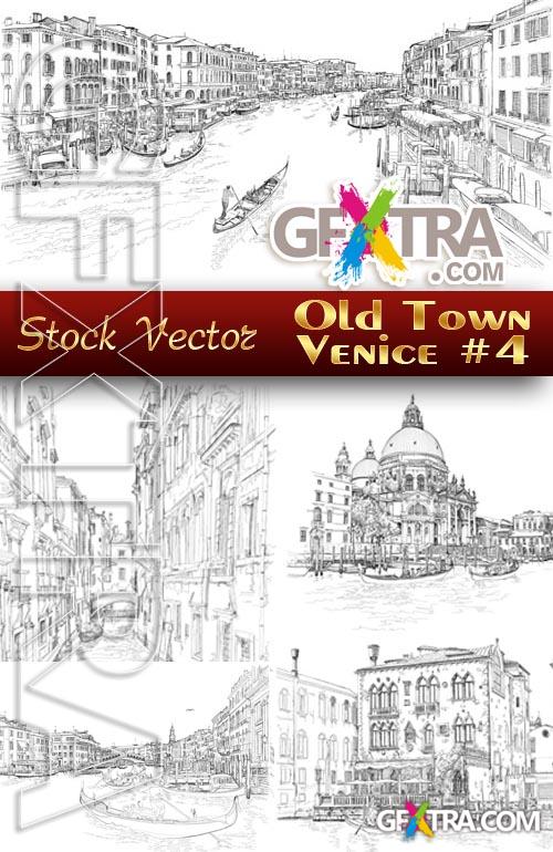 Old Town #4 - Stock Vector