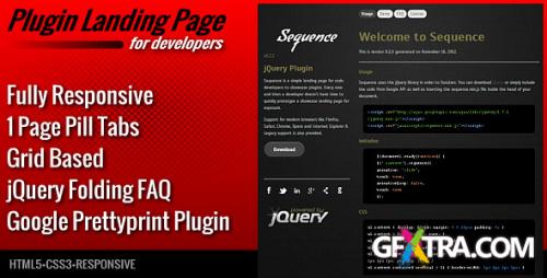 ThemeForest - Sequence - Landing Page for Plugin Developers