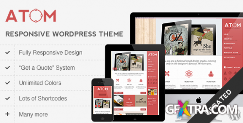 ThemeForest - Atom v3.5 - A Design Studio Full Resposive WordPress