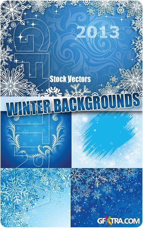 Winter backgrounds - Stock Vectors