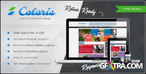 ThemeForest - Coloris - Responsive News and Magazine Template