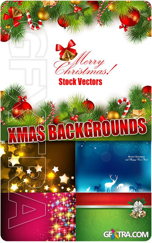 Xmas Backgrounds 6 - Stock Vectors