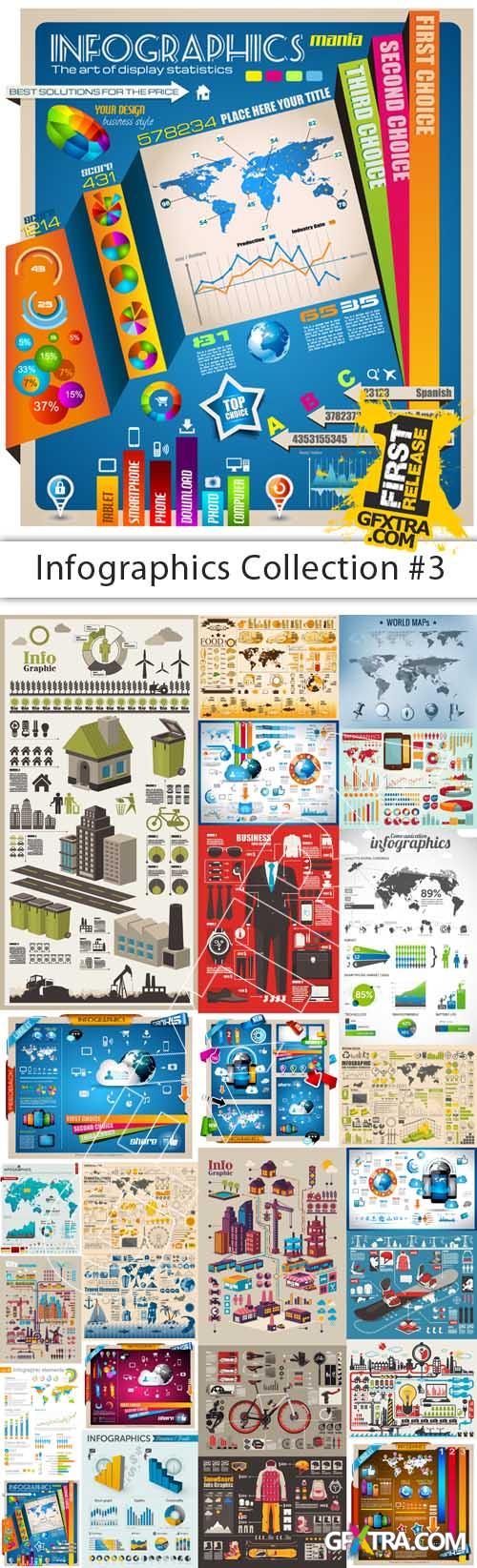 Infographics Collection #3, 25xEPS