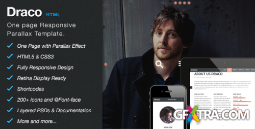 ThemeForest - Draco - One Page Responsive Parallax Template