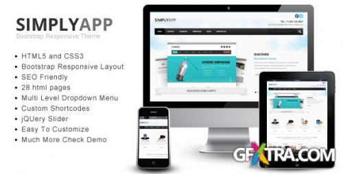 ThemeForest - Simplyapp - Bootstrap Responsive HTML Template - RIP