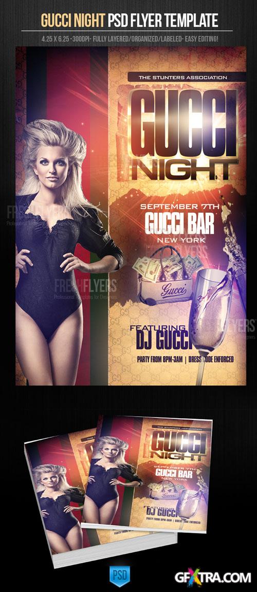 Gucci Night Party Flyer/Poster