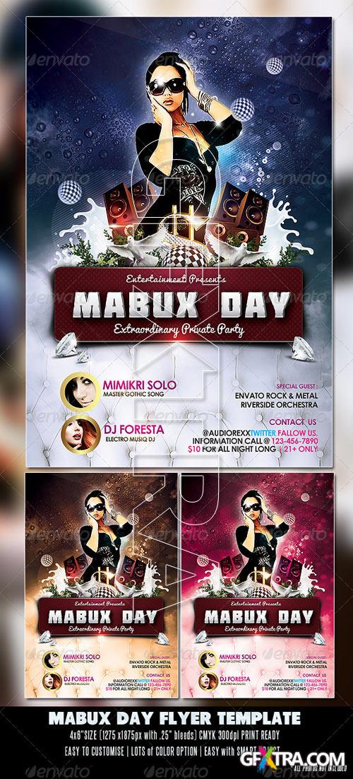 GraphicRiver - Mabux Day Flyer