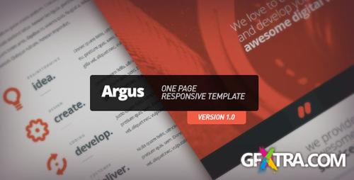 ThemeForest - Argus - One Page Responsive Template - RIP