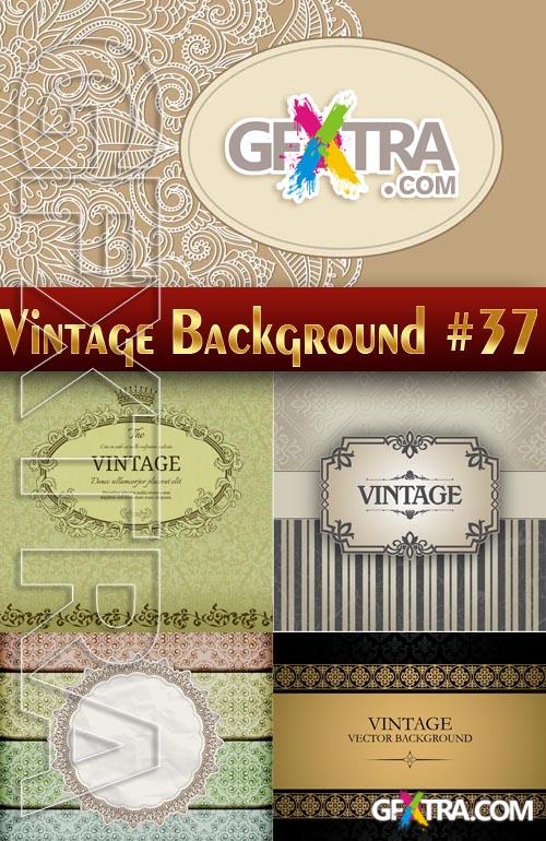 Vintage backgrounds #37 - Stock Vector