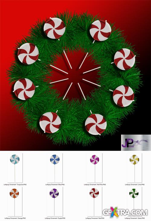 Christmas ornaments - Lollipop Ornament