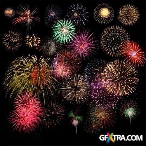 PSD Source - Fireworks Cliparts
