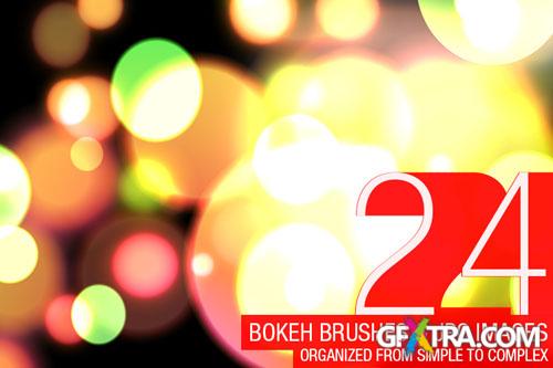 24 Abstract Bokeh Photoshop Brushes