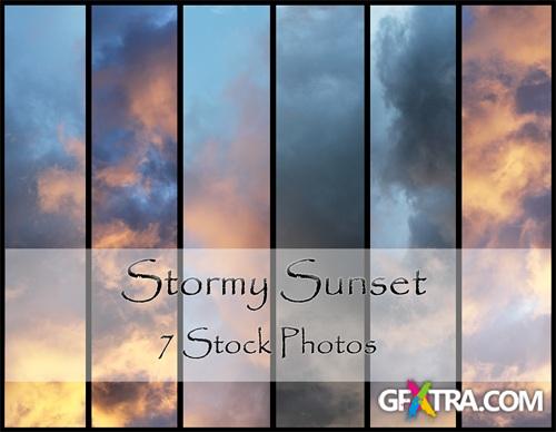 Stormy Sunset Textures