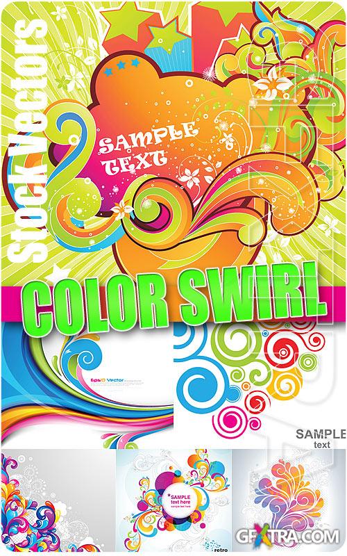 Color swirl - Stock Vectors