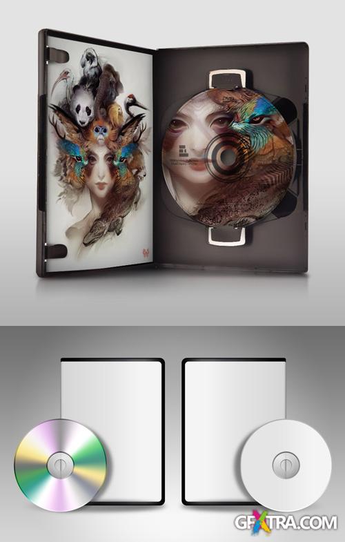 2 DVD Covers PSD