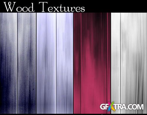 4 Colored Wood Textures #1