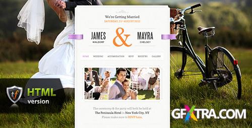 ThemeForest - Just Married - Wedding Event HTML Theme - All Versions