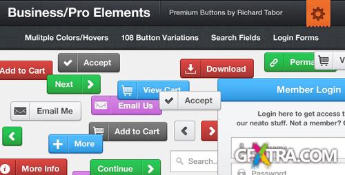CodeCanyon - Business Pro CSS3 Buttons & Elements