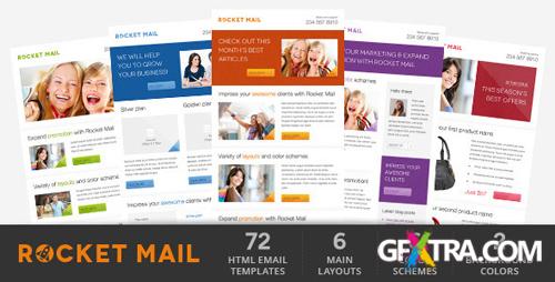 ThemeForest - Rocket Mail - Clean & Modern Email Templatel