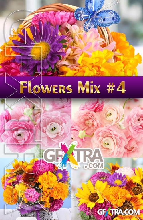Flowers Mix #4 - Stock Photo