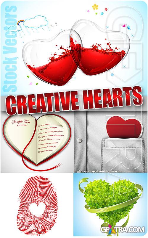 Creative heart- Stock vectors
