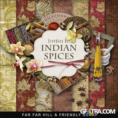 Scrap-set - Indian Spices