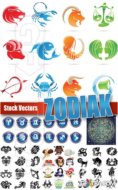 Zodiak symbols - Stock Vectors