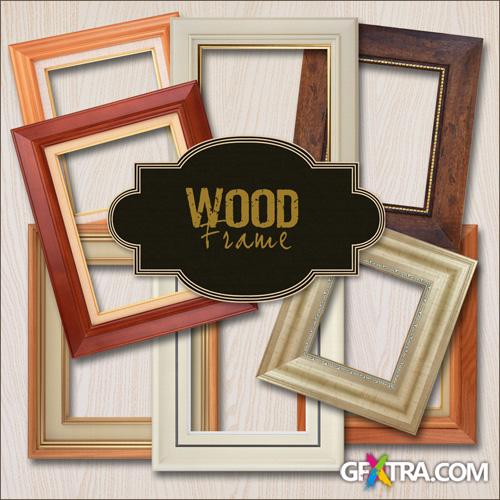 Scrap-kit - Wooden Cluster Frames