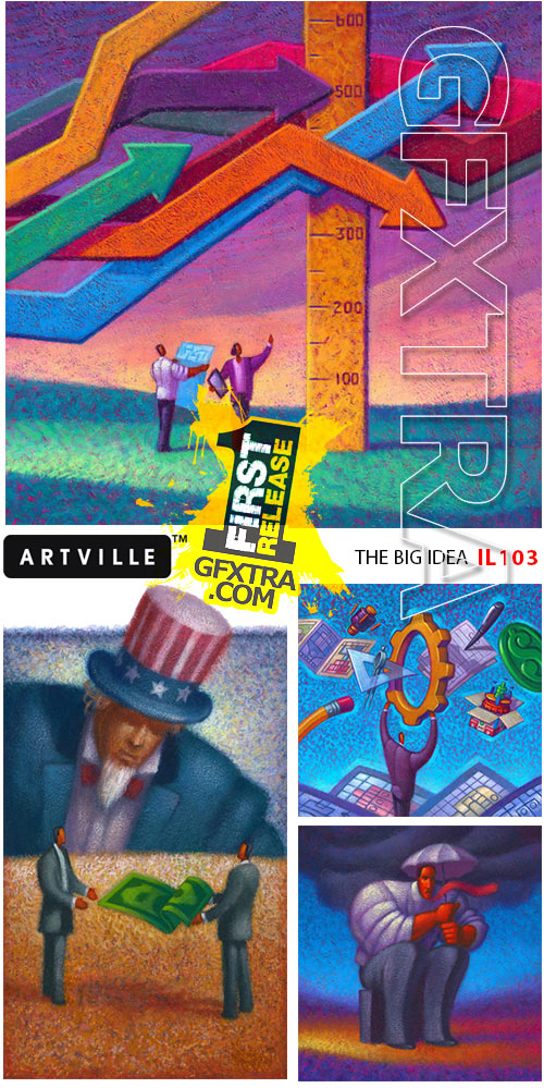 ArtVille Illustrations IL103 The Big Idea
