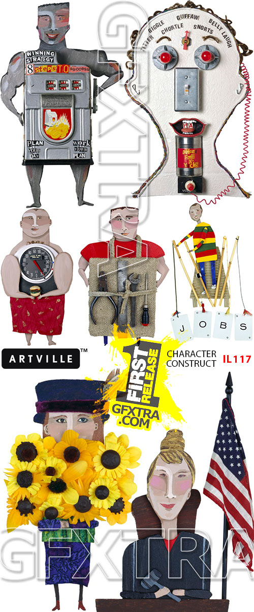 ArtVille Illustrations IL117 Character Construct