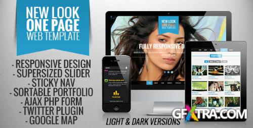 ThemeForest - New Look - One Page Responsive Website Template