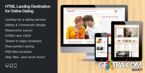 ThemeForest - MeetMe - Responsive Landingpage Dating Services