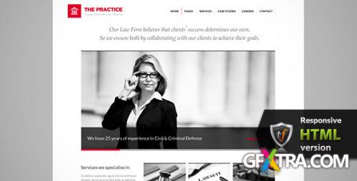 ThemeForest - The Practice v1.0 - Lawyer, Legal Offices HTML Theme