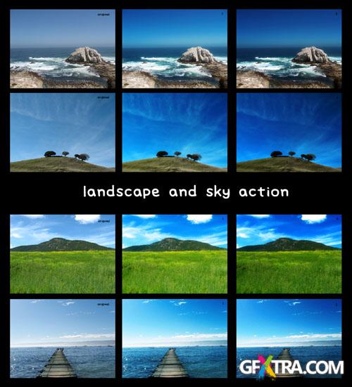 Landscape and Sky Photoshop Actions