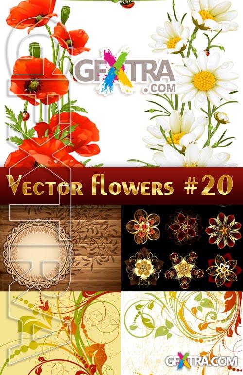 Vector Flowers #20 - Stock Vector