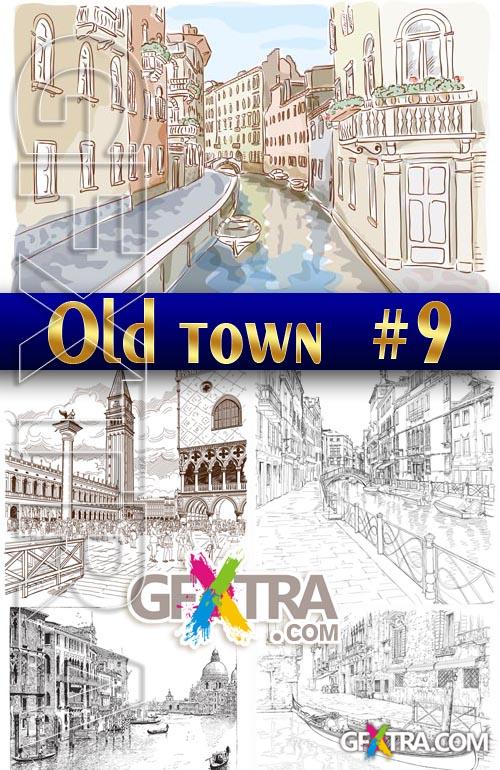 Old Town #9 - Stock Vector