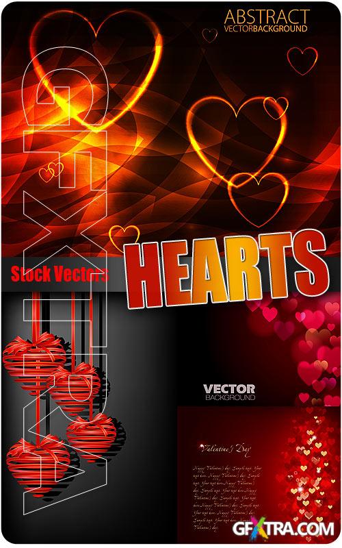 Hearts 3 - Stock Vectors