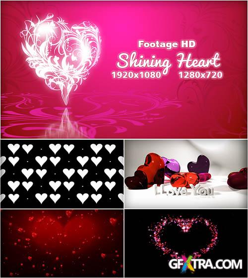Romantic footage Shining Heart