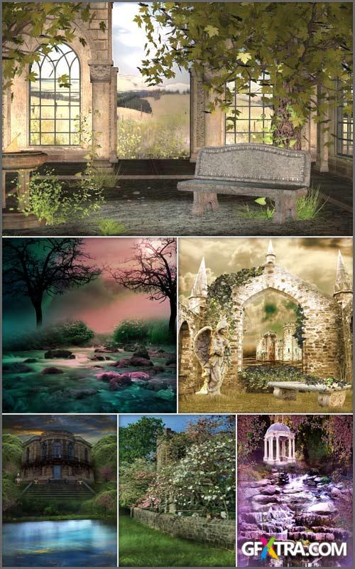 Backgrounds for Photoshop - Fairy-tale place